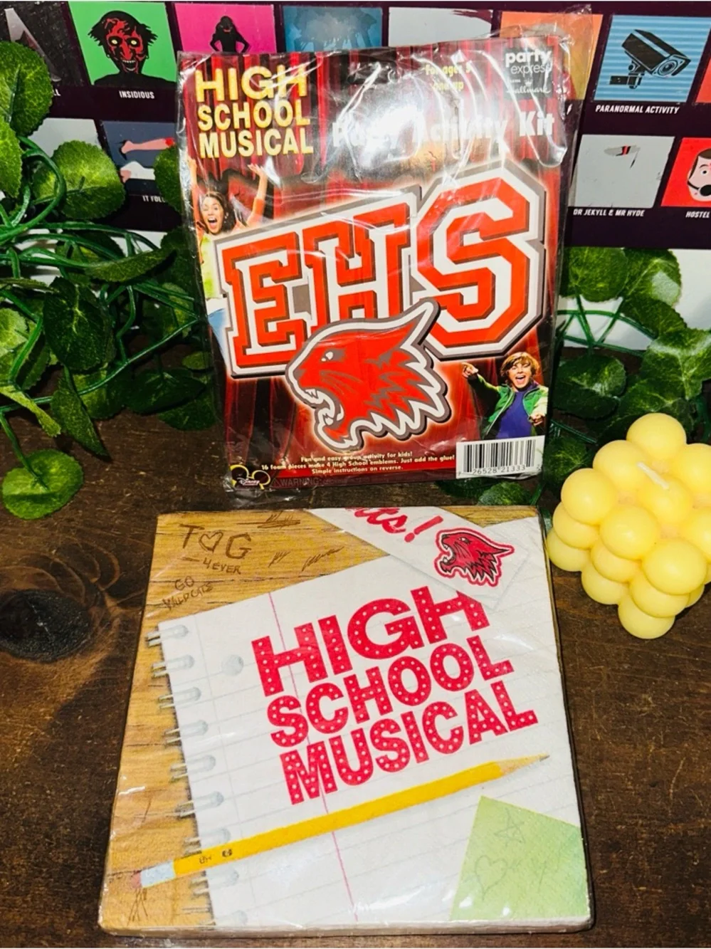 Disney High School Musical Y2K 2000’s HSM Party Napkins and Craft Bundle
